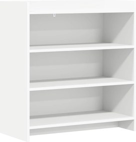 vidaXL Πλαϊνό γραφείο Λευκό 75 x 36 x 80 εκ Επεξεργασμένο Ξύλο