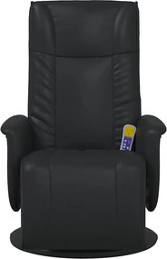vidaXL Μαύρο 71 x 90 x 105 εκ. Τεχνητό Δέρμα