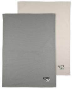 Ποτηρόπανα (Σετ 2τμχ) S-F Duo Khaki/Lin CUB761271-T