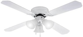 Muhler MCF-4262W Ανεμιστήρας Οροφής 107cm με Φως Λευκός