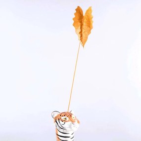 Τεχνητό Φύλλο Καλάδιο 1001-7 95cm Orange Supergreens Polyethylene