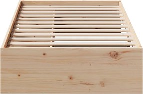 vidaXL Καναπές Κρεβάτι Χωρίς Στρώμα 90x200 εκ. Μασίφ Ξύλο Πεύκου
