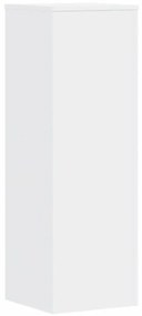 vidaXL Βάσεις Φυτών 2 τεμ. Λευκές 33x33x100 εκ. από Επεξεργασμένο Ξύλο