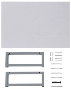 vidaXL Έπιπλο Μπάνιου Λευκό 60 x 40 x 16,3 εκ.