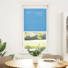 vidaXL Πλισέ Στόρι Μπλε 60x150 εκ. Πλάτος Υφάσματος 59,4 εκ. Πολυεστέρας