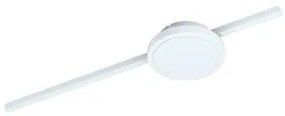 Eglo Sarginto Μοντέρνα Μεταλλική Πλαφονιέρα Οροφής με Ενσωματωμένο LED σε Λευκό χρώμα 59cm 99606