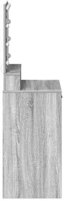 vidaXL Κομοδίνο Γκρι sonoma 50 x 41 x 135 εκ Επεξεργασμένο ξύλο