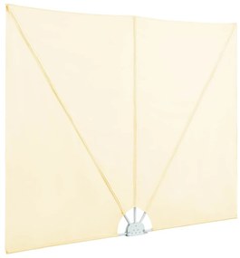 vidaXL Σκίαστρο Βεράντας Πλαϊνό Πτυσσόμενο Κρεμ 300 x 150 εκ.