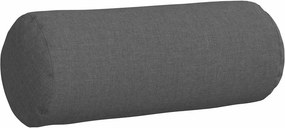 vidaXL Μαξιλάρια Στήριγμα 2 pcs Σκούρο Γκρι Ø 15 x 40 εκ ύφασμα