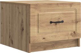 vidaXL Τραπεζάκι σαλονιού Artisan Δρυς 49 x 50 x 37 εκ.