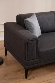 Corner Sofa-Bed Horizon Right - Dark Grey Dark Grey
