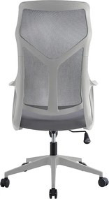 Καρέκλα γραφείου διευθυντή Flexibility mend pakoworld ύφασμα mesh γκρι