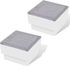 Φωτιστικά Χωνευτά LED 2 τεμ. 100 x 100 x 68 χιλ.
