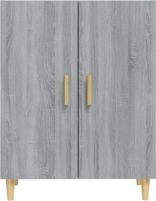 vidaXL Ντουλάπι Γκρι Sonoma 70 x 34 x 90 εκ. από Επεξεργασμένο Ξύλο