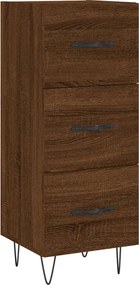 vidaXL Ντουλάπι Καφέ Δρυς 34,5 x 34 x 90 εκ. Επεξεργασμένο Ξύλο