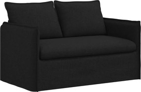 vidaXL Καναπές Μαύρο 136 x 82 x 85 εκ ύφασμα