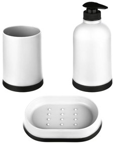 Αξεσουάρ Μπάνιου (Σετ 3τμχ) F-V White 160873B