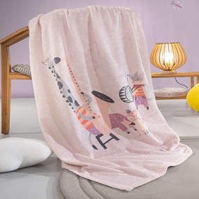 Κουβέρτα Fleece Μονή (160x220) Saint Clair Ultra Soft Jazz Lilac
