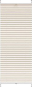 vidaXL Πλισέ ρόλερ σκίασης 40x125cm Κρεμ