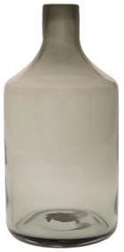 Βάζο Γυάλινο 85002 14x27cm Grey Γυαλί
