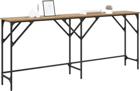 vidaXL Τραπέζι κονσόλας Artisan Oak 180 x 30 x 75 εκ