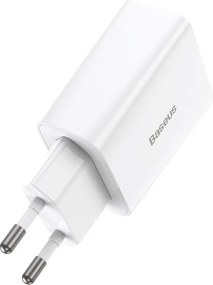 Φορτιστής δικτύου Baseus Speed Mini Quick Charger, USB-C, PD, 3A, 20W (λευκό)