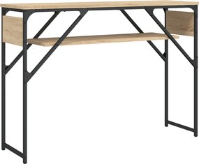 vidaXL Τραπέζι Κονσόλα Sonoma Δρυς 105 x 30 x 75 εκ. από Επεξεργ. Ξύλο