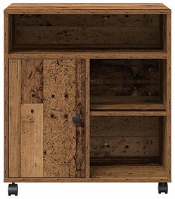 vidaXL Σταντ Εκτυπωτή Παλαιό ξύλο 60 x 50 x 67 εκ. Επεξεργασμένο ξύλο