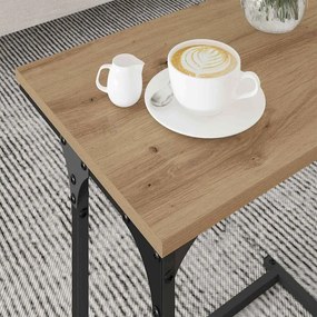 vidaXL Φωτιστικό Τραπεζάκι 3 pcs artisan δρυς Επεξεργασμένο ξύλο