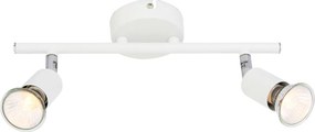 Σποτ Δίφωτο Aca Trinity MC634WH2 White Matt