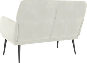 vidaXL Πάγκος Κρεμ 108x79x79 εκ. Βελούδινος