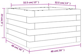 ΖΑΡΝΤΙΝΙΕΡΑ ΚΗΠΟΥ 40X40X23 ΕΚ ΑΠΟ ΜΑΣΙΦ ΞΥΛΟ ΠΕΥΚΟΥ 847178