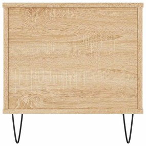 vidaXL Τραπεζάκι Σαλονιού Sonoma Δρυς 90x44,5x45εκ. Επεξεργασμένο Ξύλο