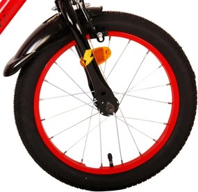 Cars 16 Inch 28 cm Boys Coaster Brake Red/Black