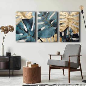 Decorative Canvas Painting (3 Pieces) 3P4570GSC-014 Multicolor