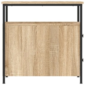 vidaXL Κομοδίνο Sonoma Δρυς 30 x 60 x 60 εκ. από Επεξεργασμένο Ξύλο
