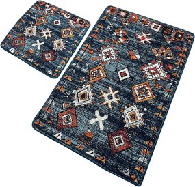 Bathmat Set (2 Pieces) Ressal Multicolor