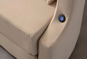 3-Seat Sofa-Bed Letto - Cream Cream