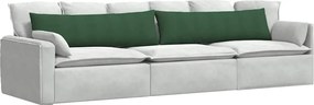 vidaXL Μαξιλάρι Καναπέ 2 pcs Σκούρο Πράσινο 145 x 40 εκ.