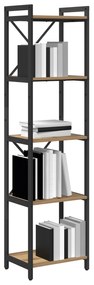 vidaXL Βιβλιοθήκη artisan δρυς 40 x 30 x 153 εκ Επεξεργασμένο ξύλο