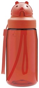 Παγούρι 450ml Με Καλαμάκι Laken Κόκκινο