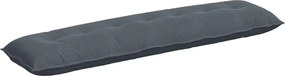 vidaXL Μαξιλάρι Πλάτης Σκούρο Γκρι 200 x 50 x 19 cm