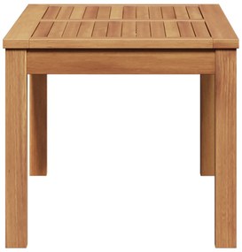 vidaXL Τραπέζι Κήπου Φυσικό 95 x 45 x 40 εκ Μασίφ ξύλο teak