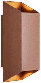 Απλίκα Φωτιστικό Τοίχου 2xGU10 35W IP54 Nico Nordlux-2218221009-Σκουριασμένο 2218221009