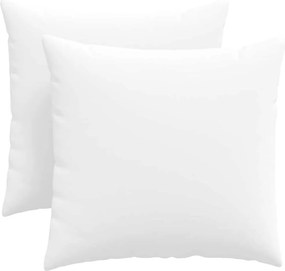vidaXL Μαξιλάρι Καναπέ 2 pcs Λευκό 45 x 45 cm ύφασμα