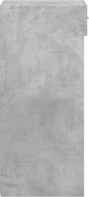 vidaXL Ντουλάπι Γκρι Σκυροδέματος 40x42,5x93 εκ. Επεξεργασμένο Ξύλο