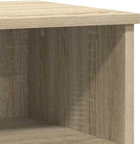 vidaXL Κομοδίνο Sonoma Δρυς 40 x 35 x 50 εκ. από Επεξεργ. Ξύλο