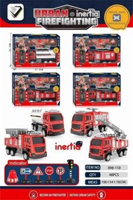 Σετ πυροσβεστικό όχημα με αξεσουάρ - 898-110 - 917346
