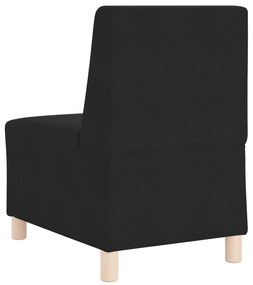 vidaXL Καθίσμα Σαλονιού Μαύρο 55 x 74 x 82 εκ. Βελούδο