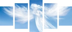 Εικόνα 5 μερών ενός αγγέλου στα σύννεφα